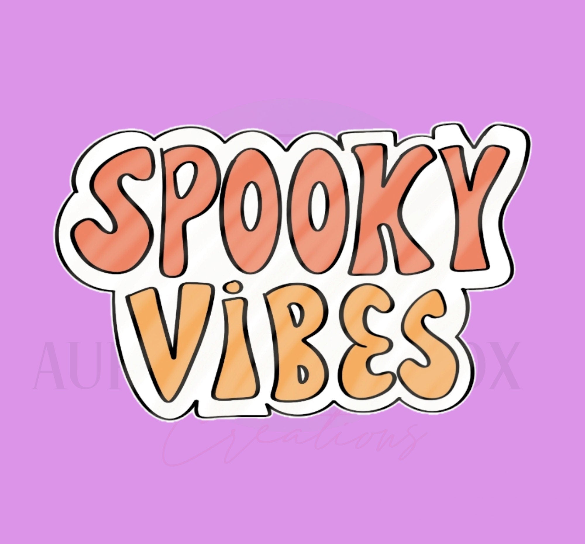 Spooky Vibes #2 Plaque | Cookie Cutter