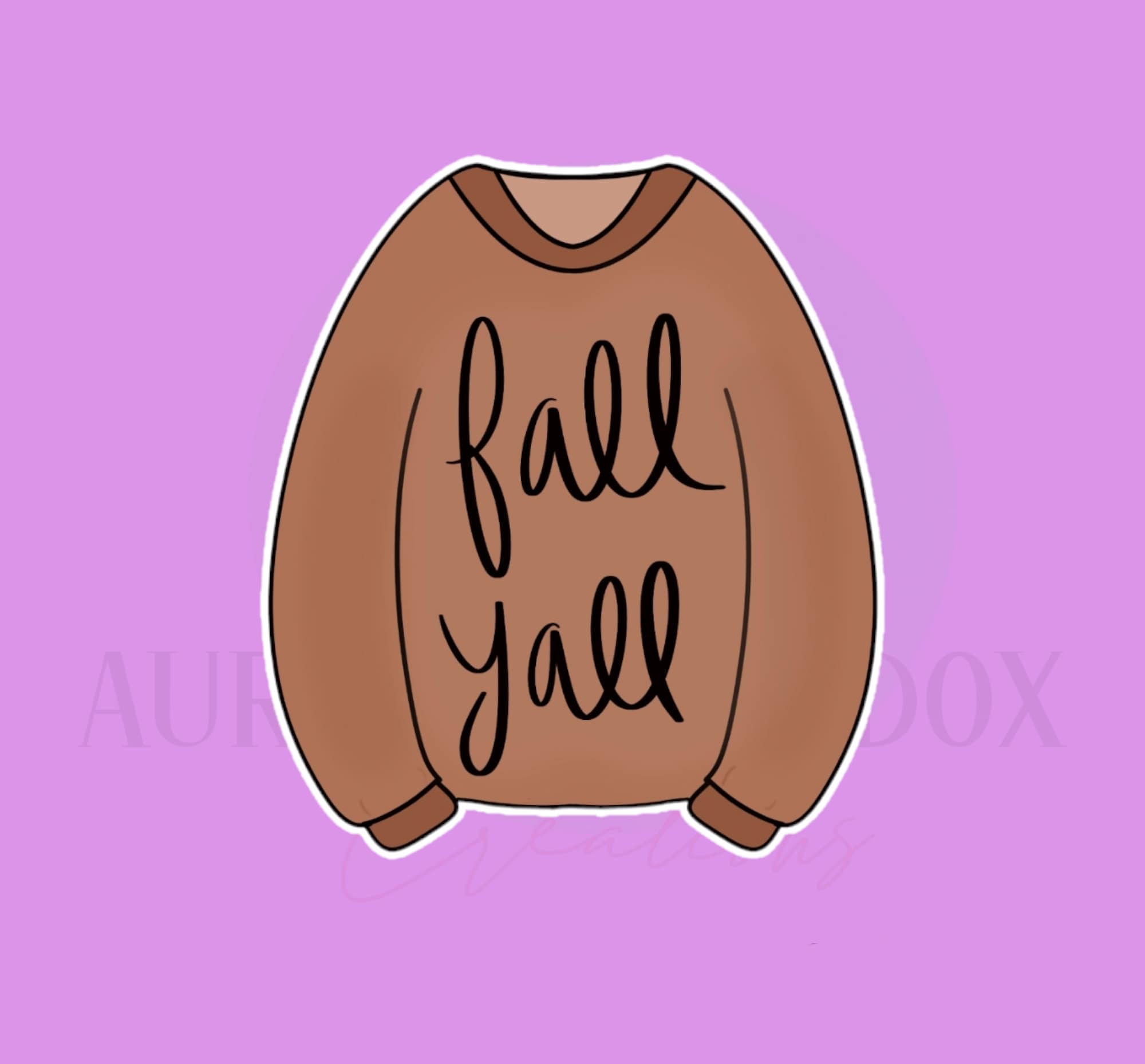 Fall Sweater Cookie Cutter