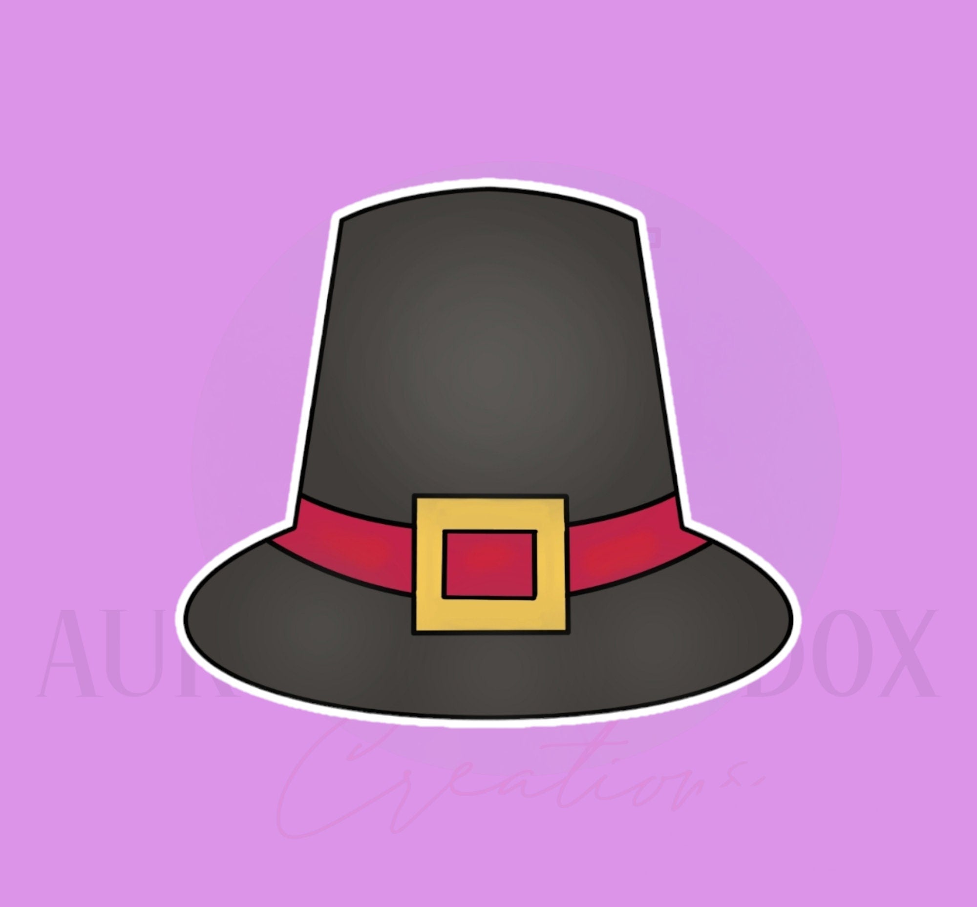 Pilgrim Hat Cookie Cutter