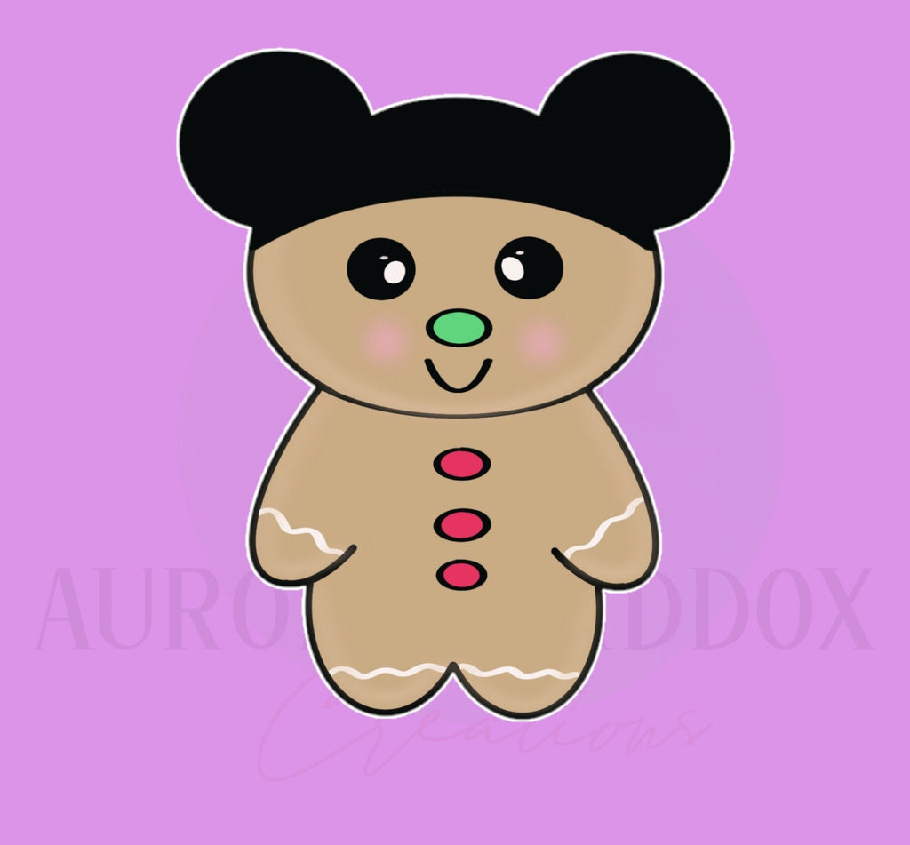 Gingerbread Man Mouse Hat | Cookie Cutter