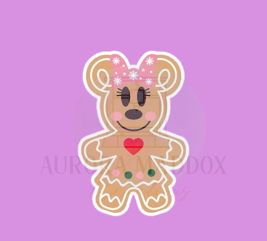 Mouse Bow Gingerbread | Cookie Cutter