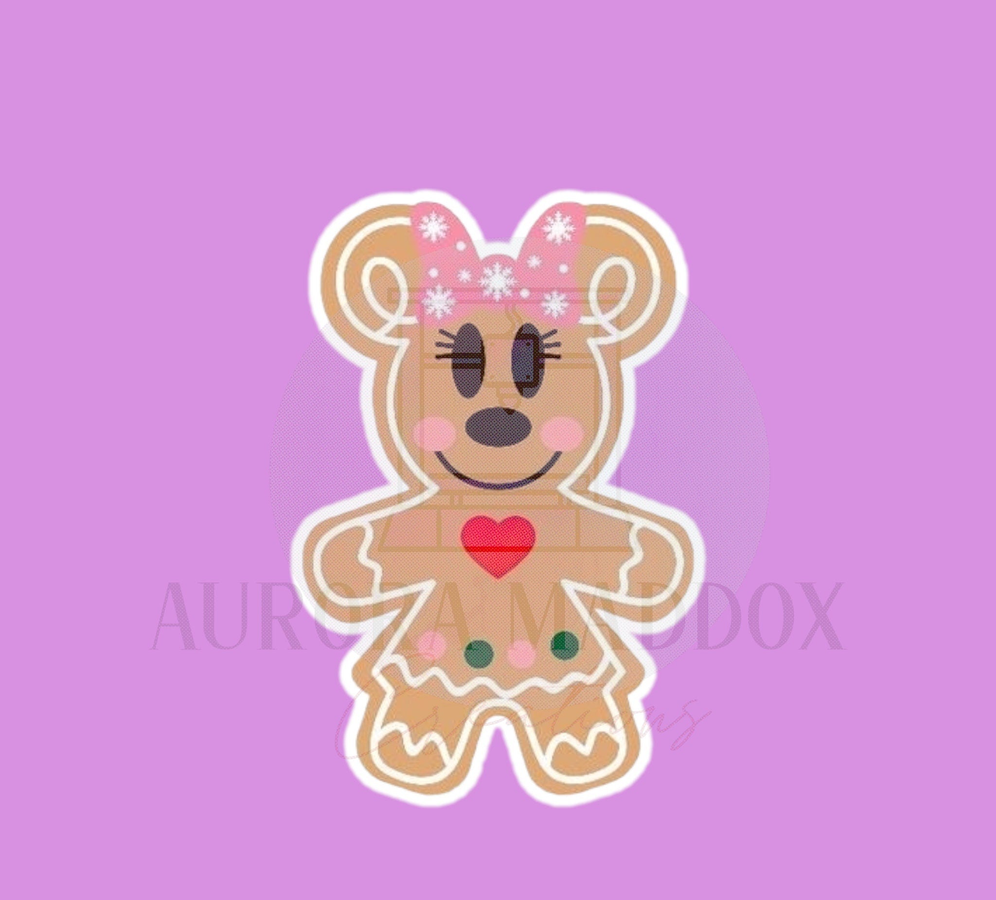 Mouse Bow Gingerbread | Cookie Cutter