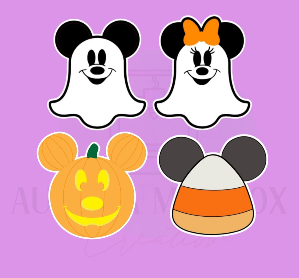Mouse Halloween | 4 Piece | Cookie Cutters