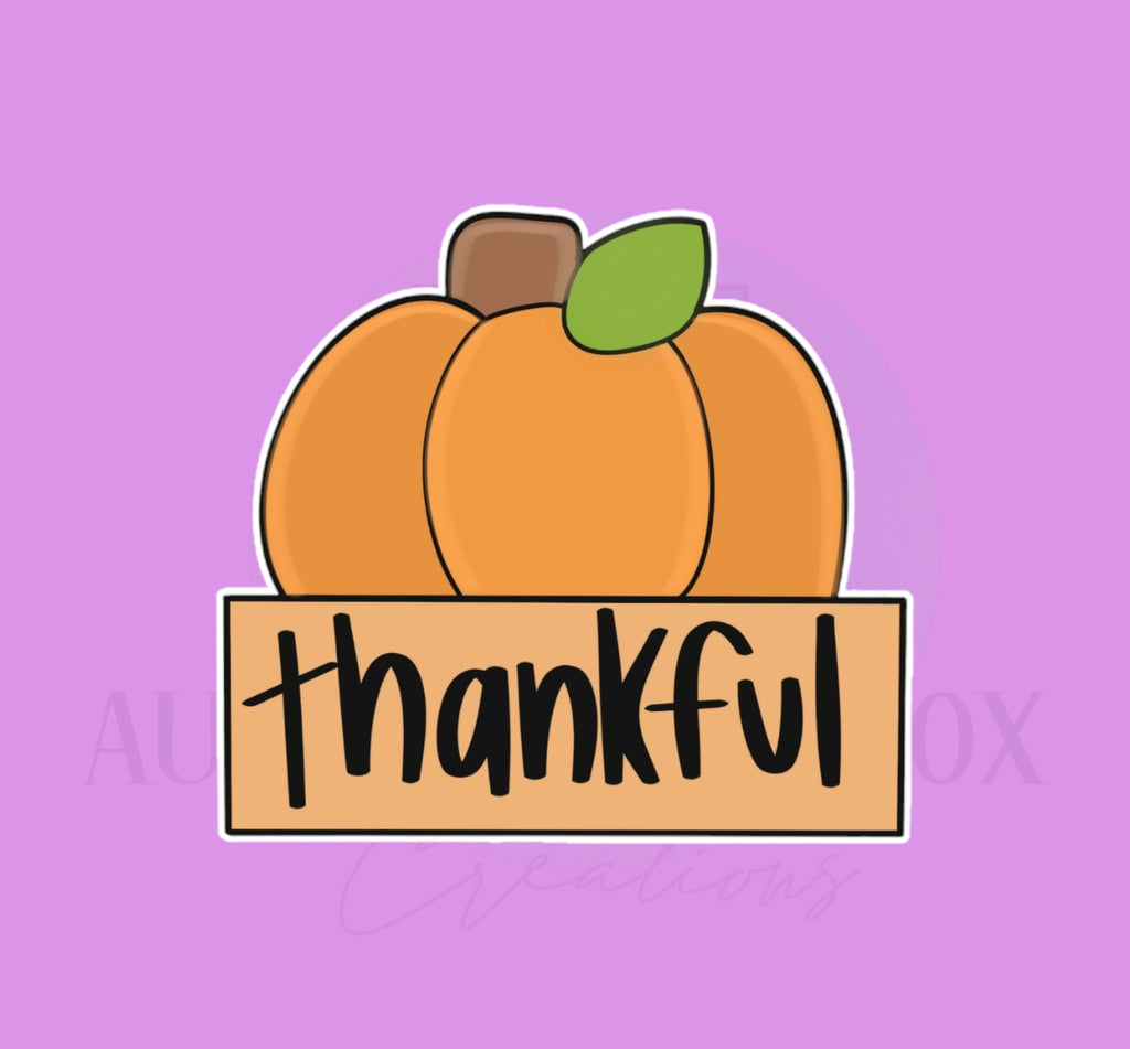 Pumpkin Leaf Plaque Cookie Cutter