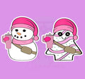 Snow-Girlie & Tree Cake-Girlie Set | 2 Piece | Cookie Cutter