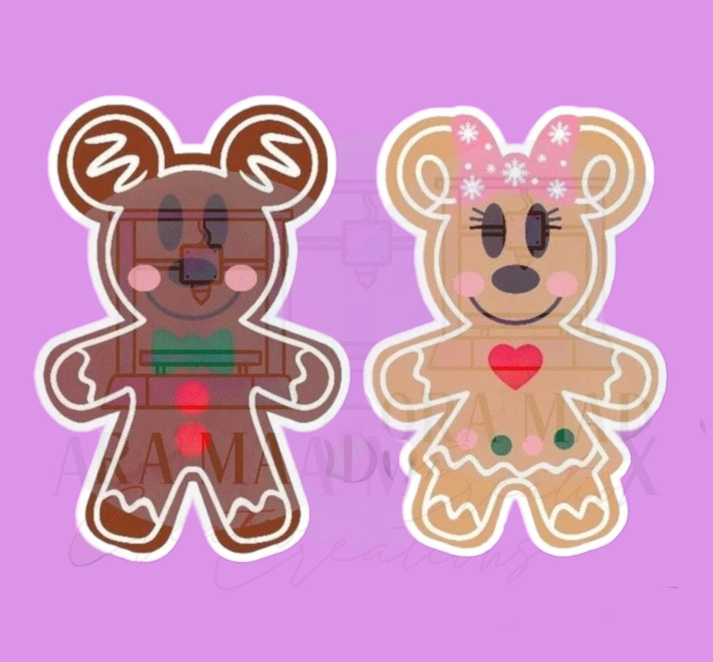 Mouse Gingerbread | 2 Piece Set | Cookie Cutter