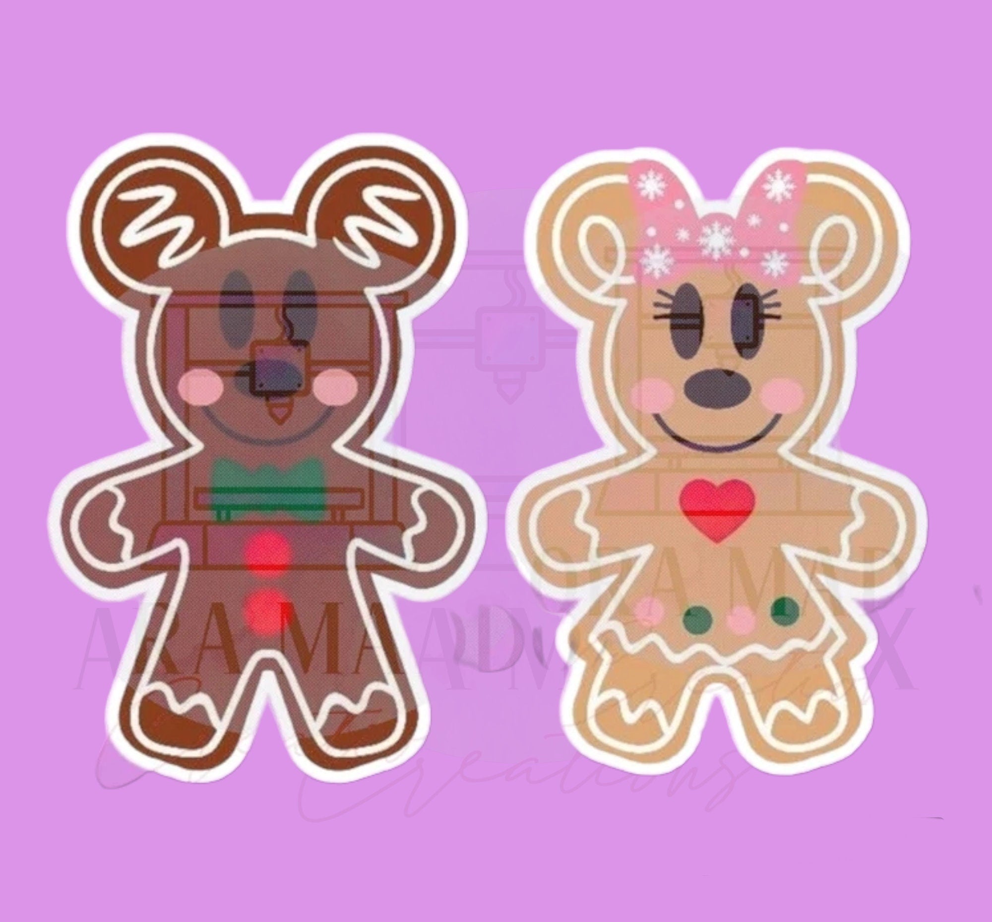 Mouse Gingerbread | 2 Piece Set | Cookie Cutter