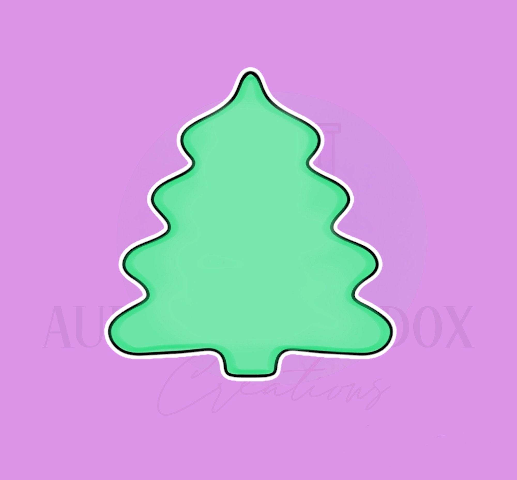 Ruffled Christmas Tree Cookie Cutter