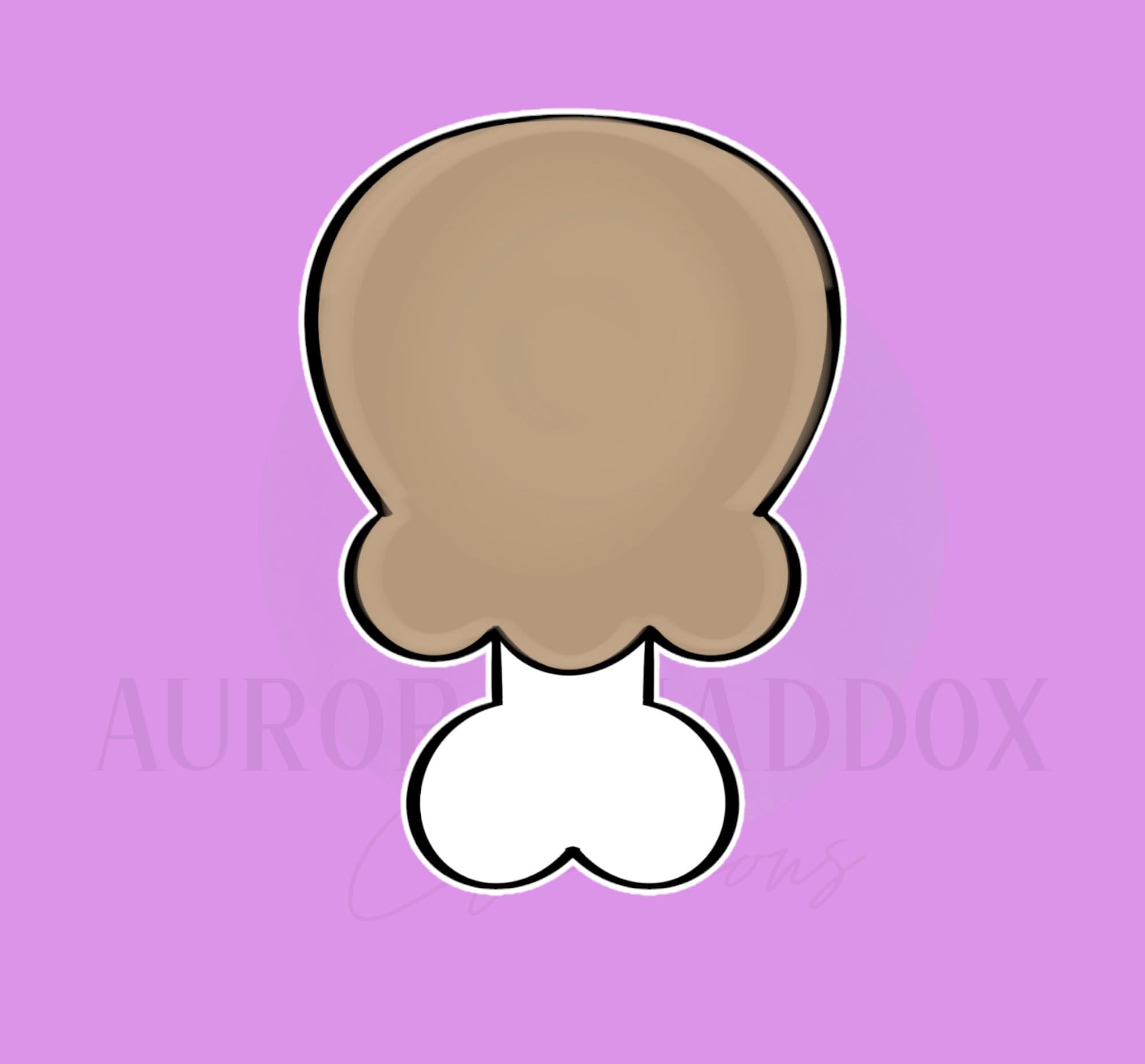 Turkey Leg Cookie Cutter