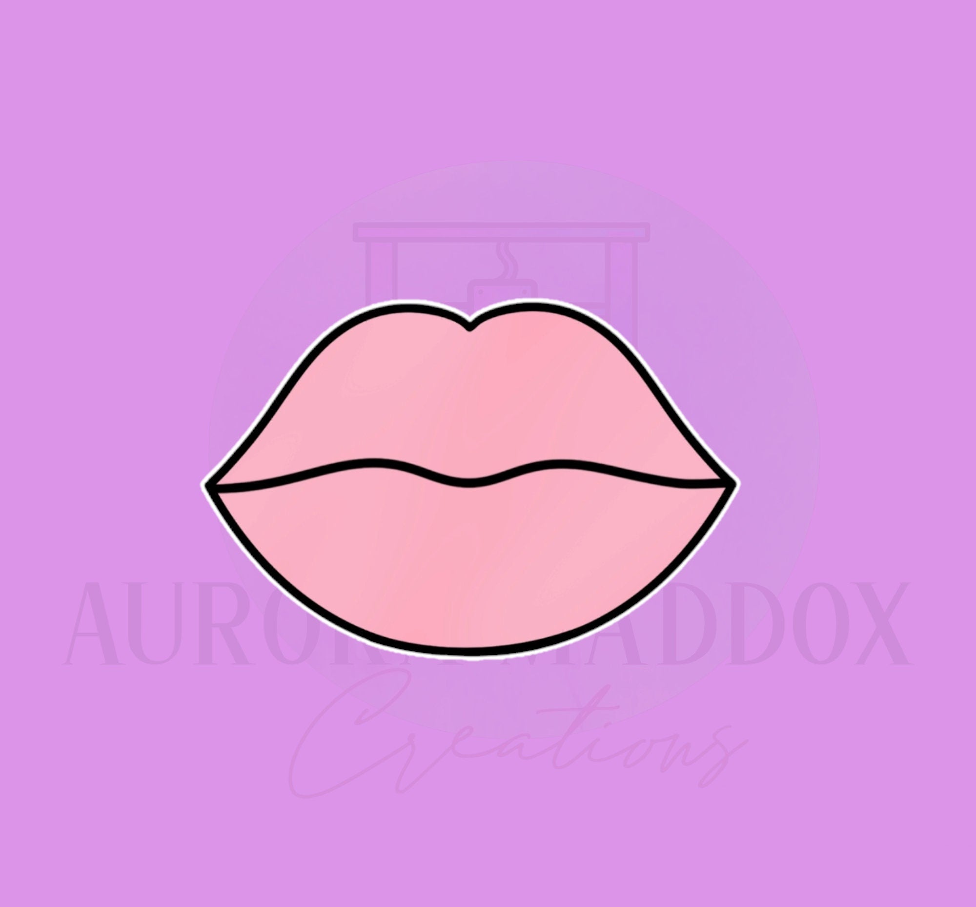 Kiss #2 Cookie Cutter