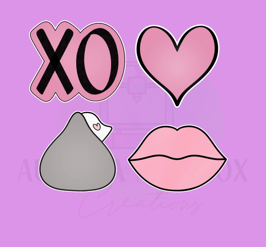 Valentine Set #1 | 4 Piece | Cookie Cutter