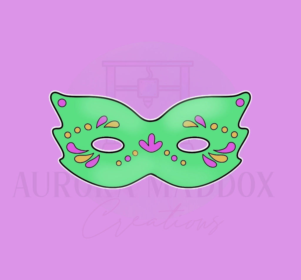 Mardi Gras Mask #4 Cookie Cutter