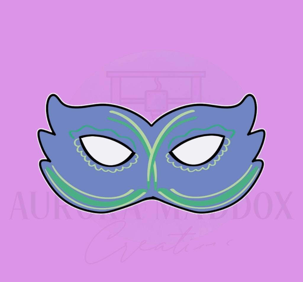 Mardi Gras Mask #3 Cookie Cutter