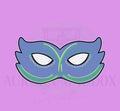 Mardi Gras Mask #3 Cookie Cutter