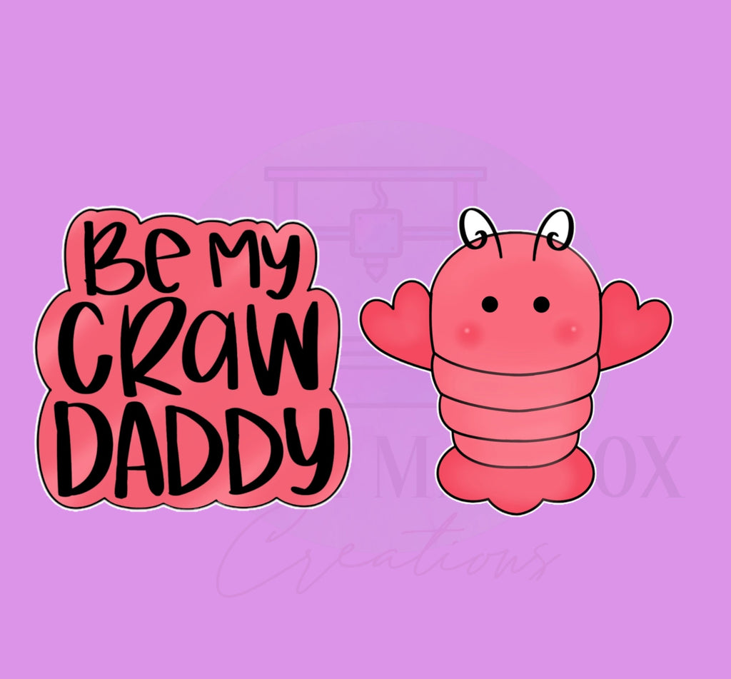 Craw Daddy Valentine Set | 2 Piece | Cookie Cutter
