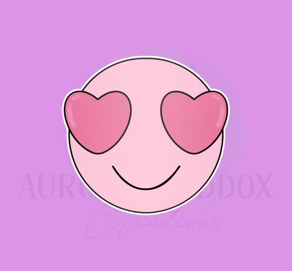 Smile Heart Eyes Cookie Cutter