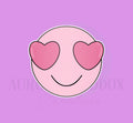 Smile Heart Eyes Cookie Cutter