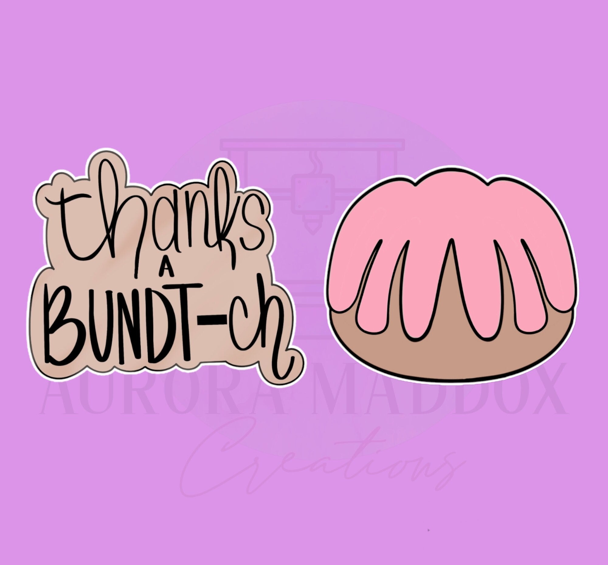 Thanks A Bundt-ch | 2 Piece | Cookie Cutter