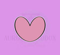 Heart #2 Cookie Cutter, 3D Printed PLA Outline Only
