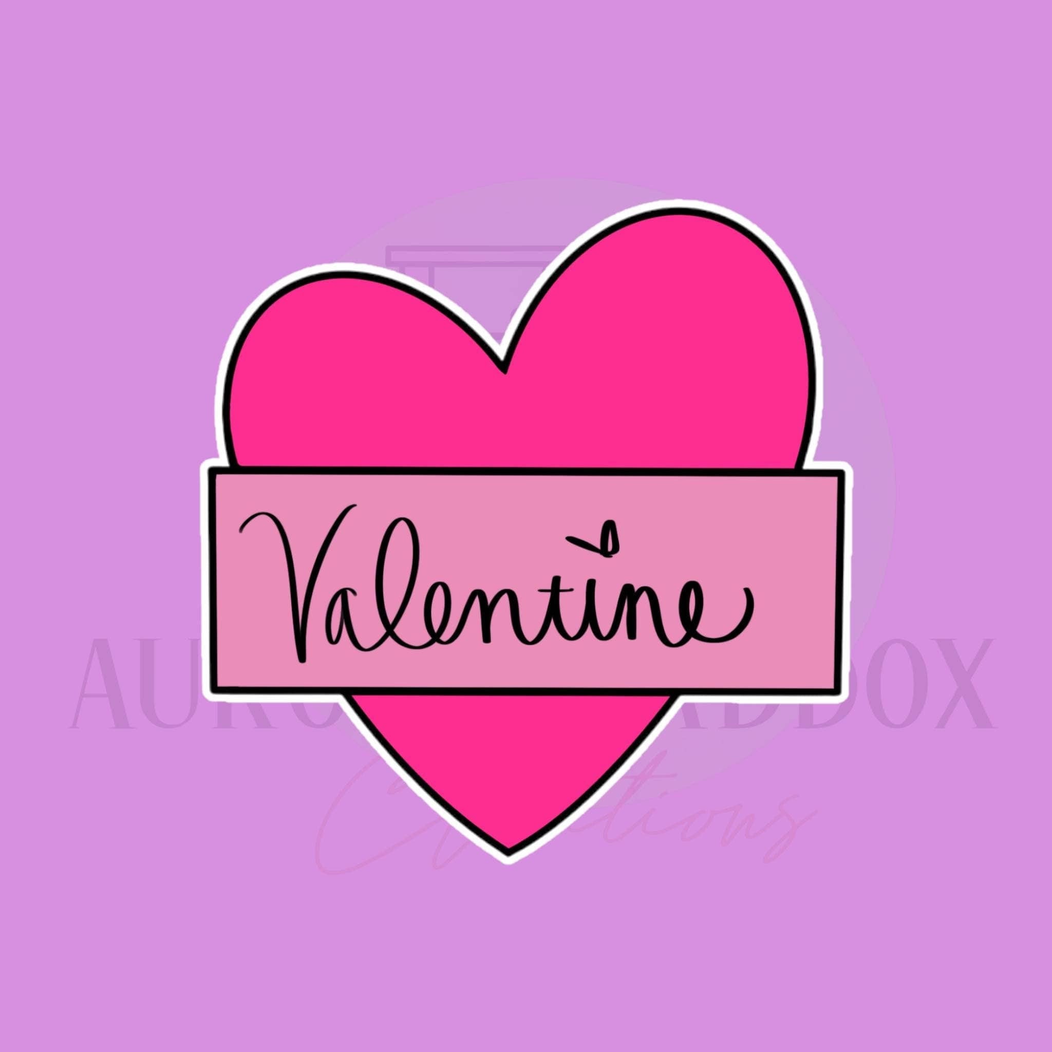 Heart Plaque Cookie Cutter