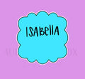 Isabella Plaque | Cookie Cutter