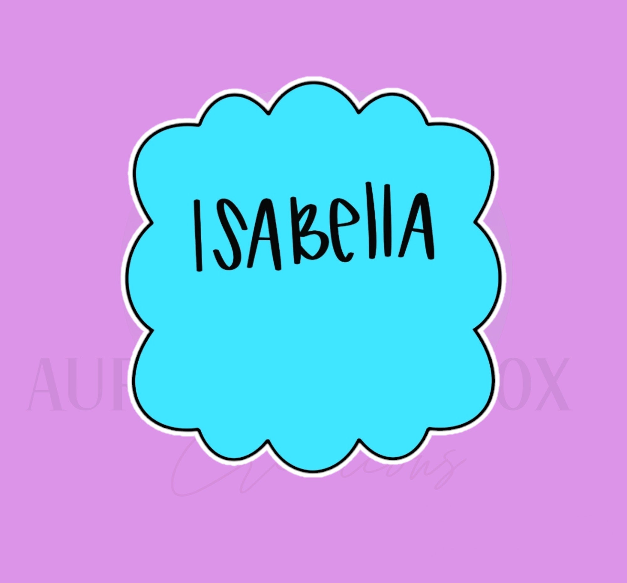 Isabella Plaque | Cookie Cutter