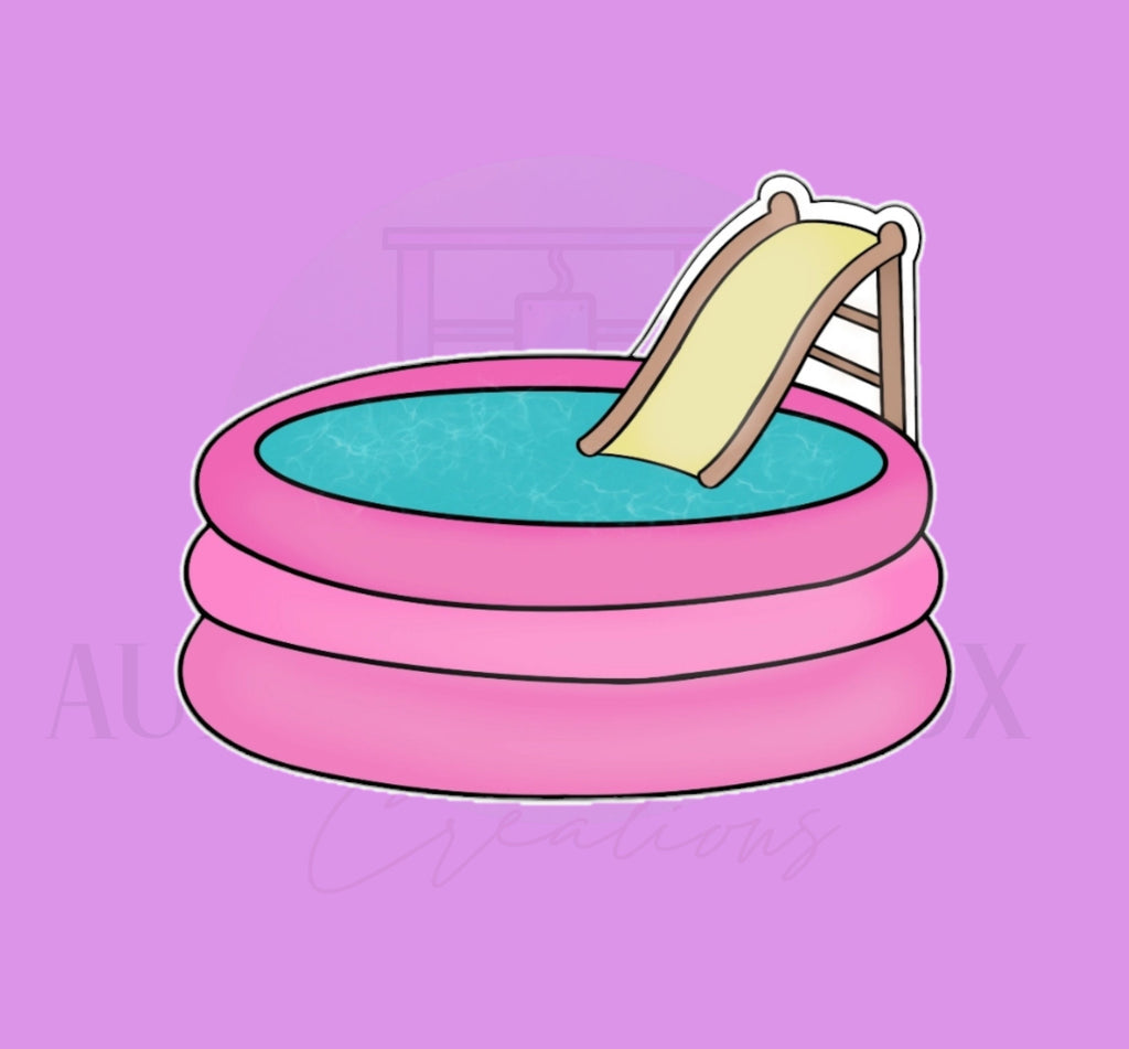 Kid Pool with Slide Cookie Cutter