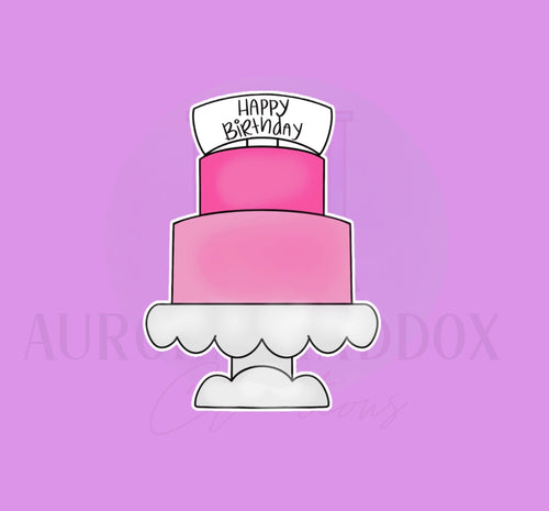 Cake Stand 2 Tier Banner | Cookie Cutter