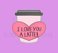 Latte Heart Coffee Cookie Cutter