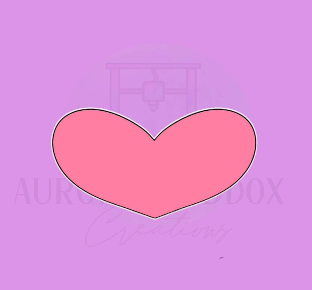 Low Heart Cookie Cutter