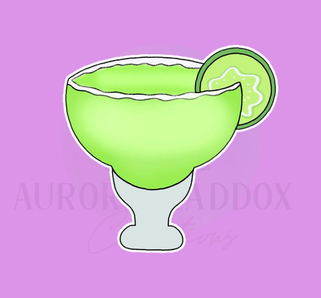 Margarita with Lime Cookie Cutter