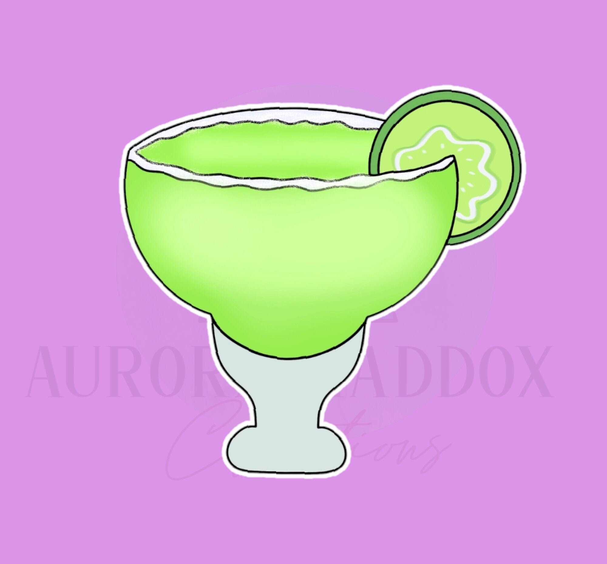Margarita with Lime Cookie Cutter