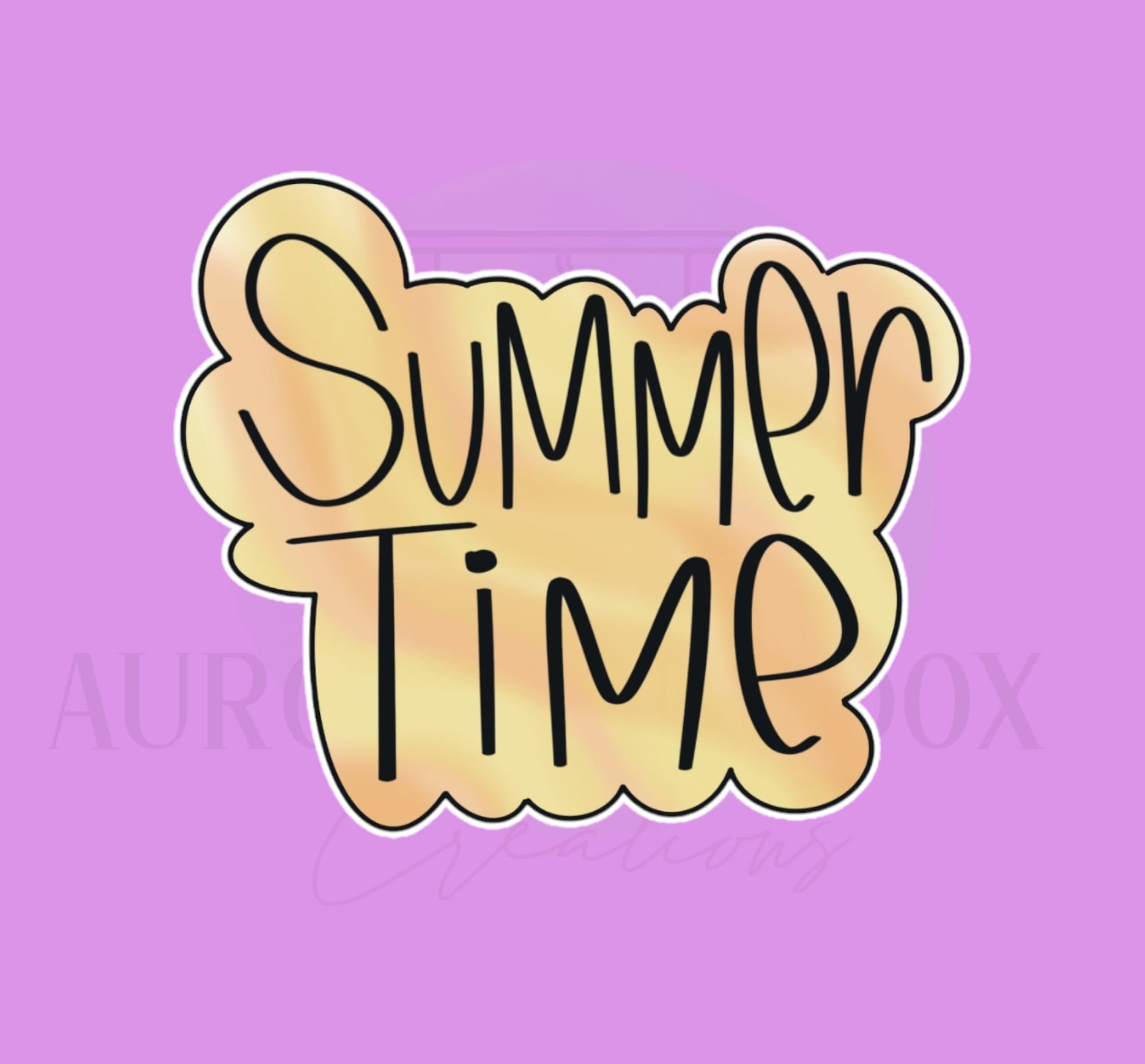 Summer Time Cookie Cutter
