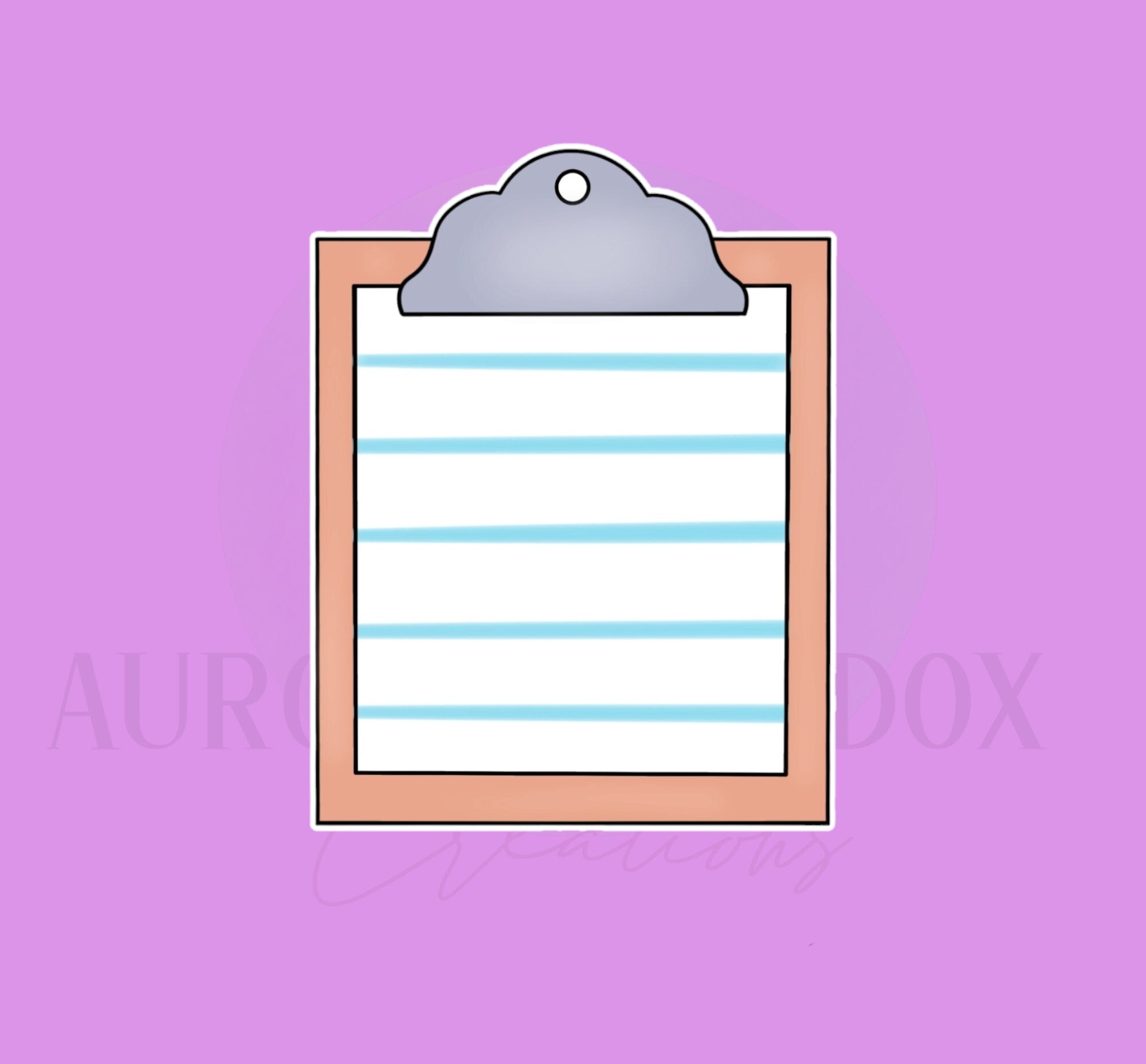 Clipboard Cookie Cutter