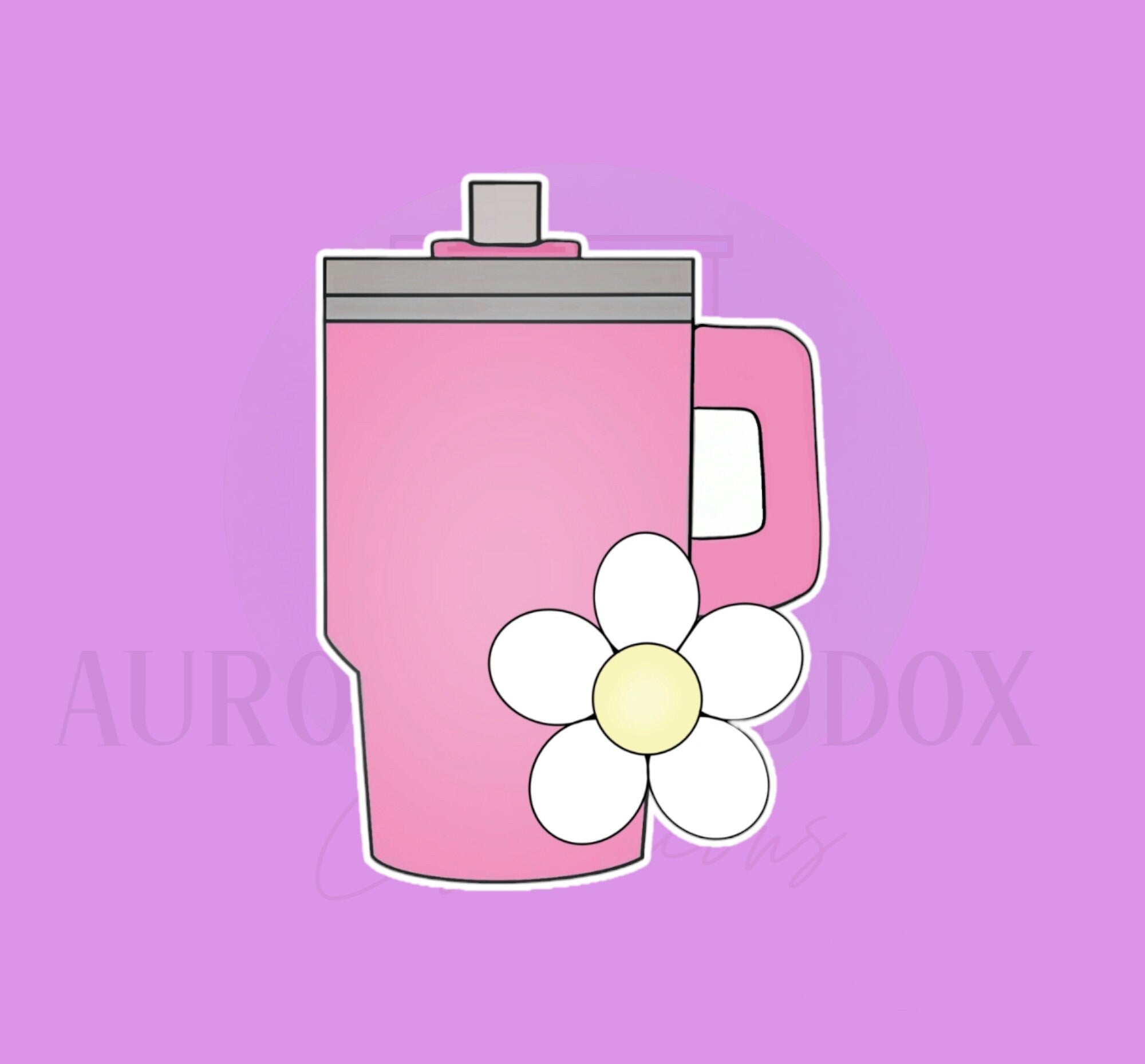 Daisy Tumbler Cup Cookie Cutter