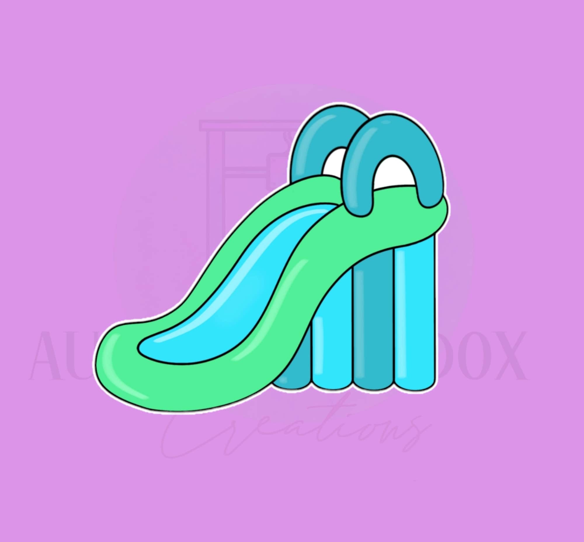 Inflatable Slide Cookie Cutter