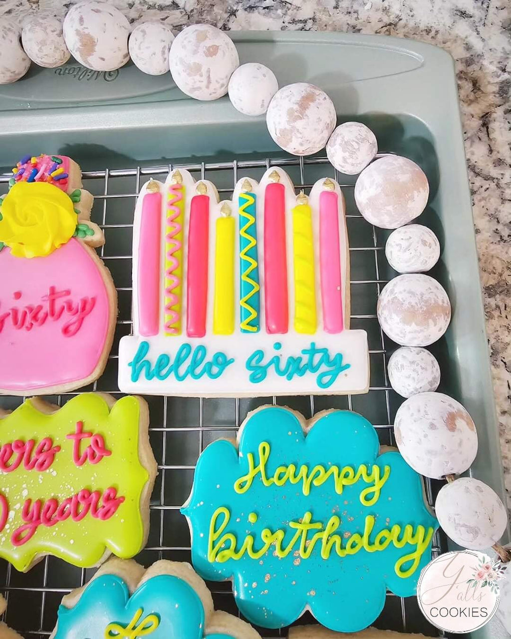 Birthday Candle Plaque Cookie Cutter