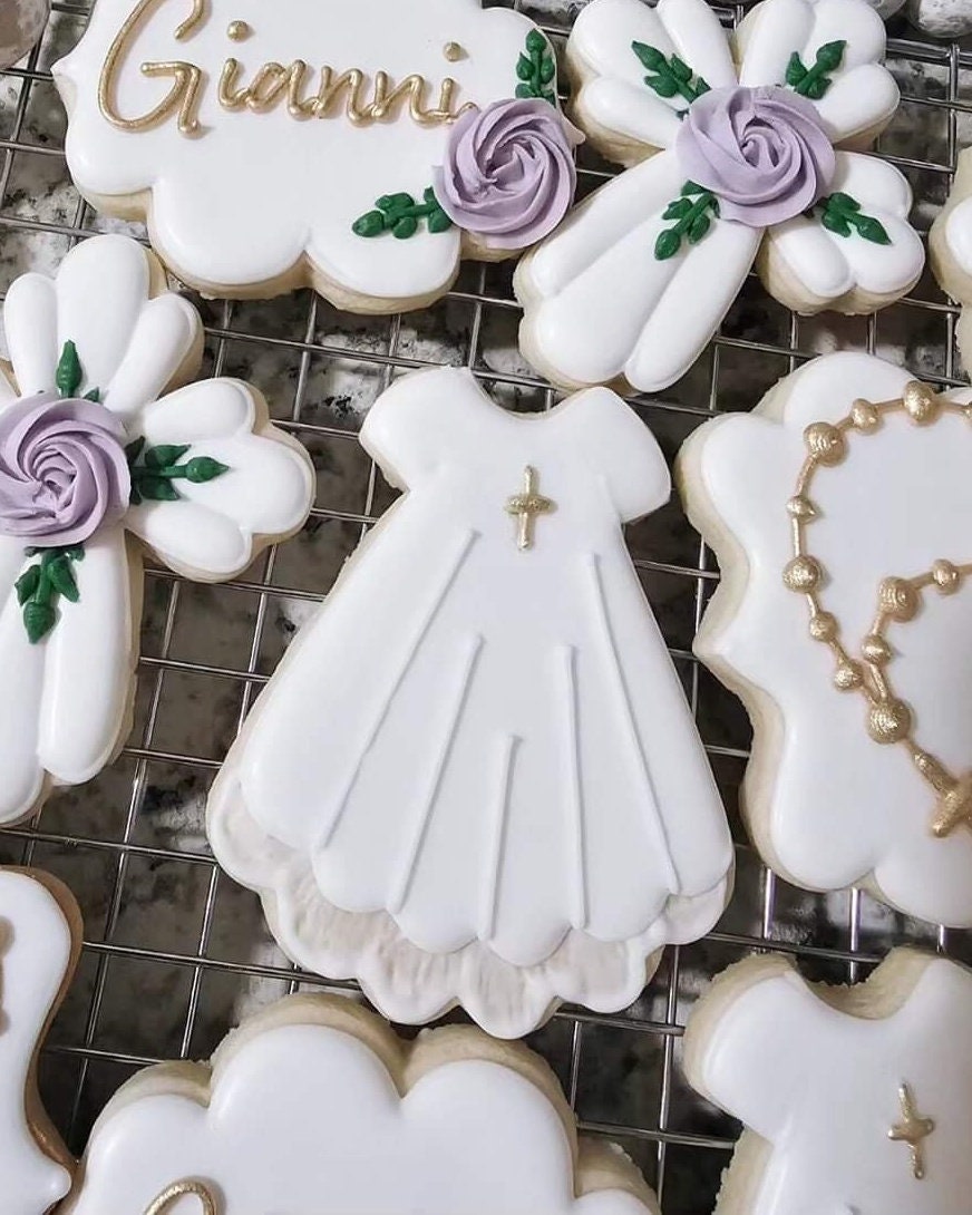 Baptism Dress Cookie Cutter