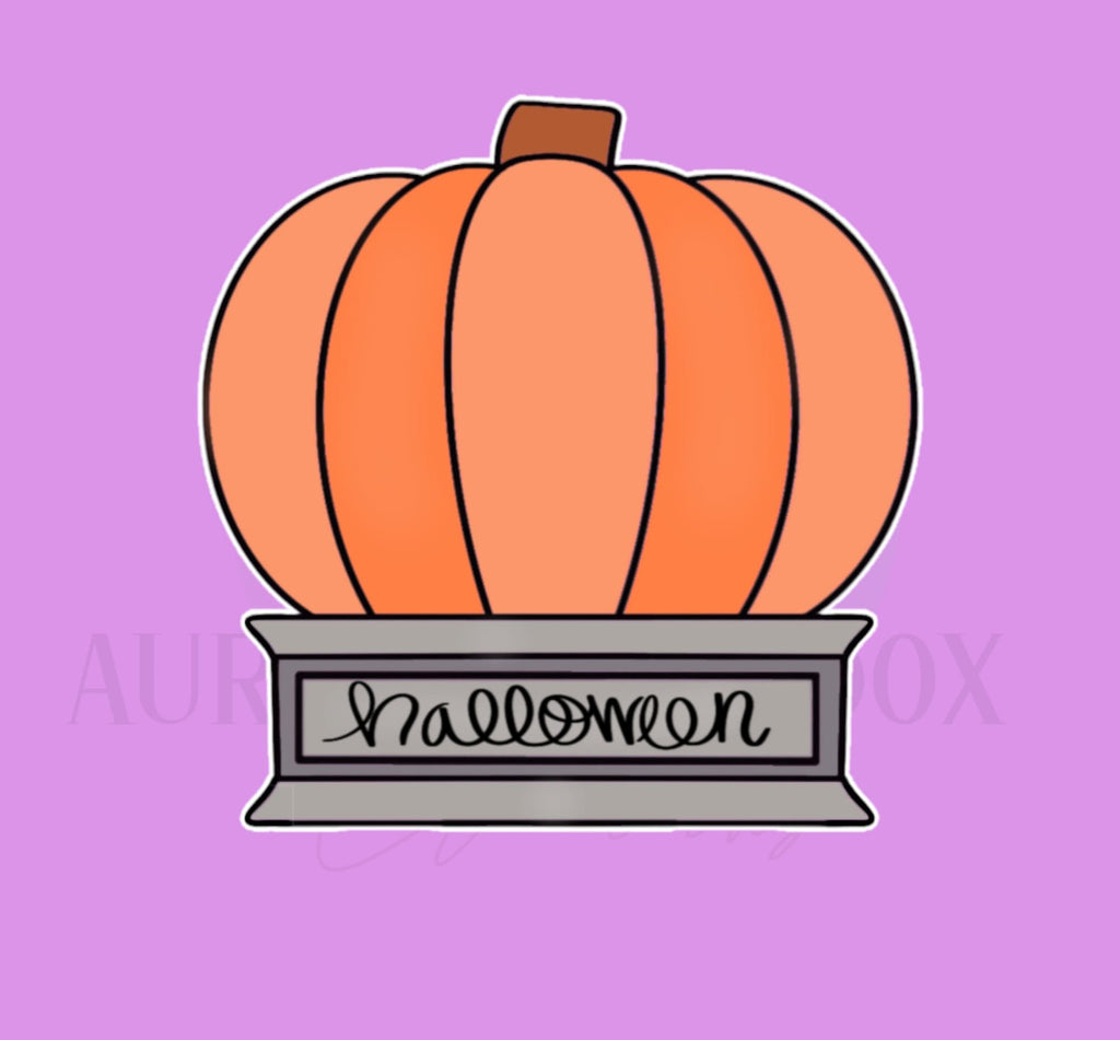 Pumpkin Stand Cookie Cutter