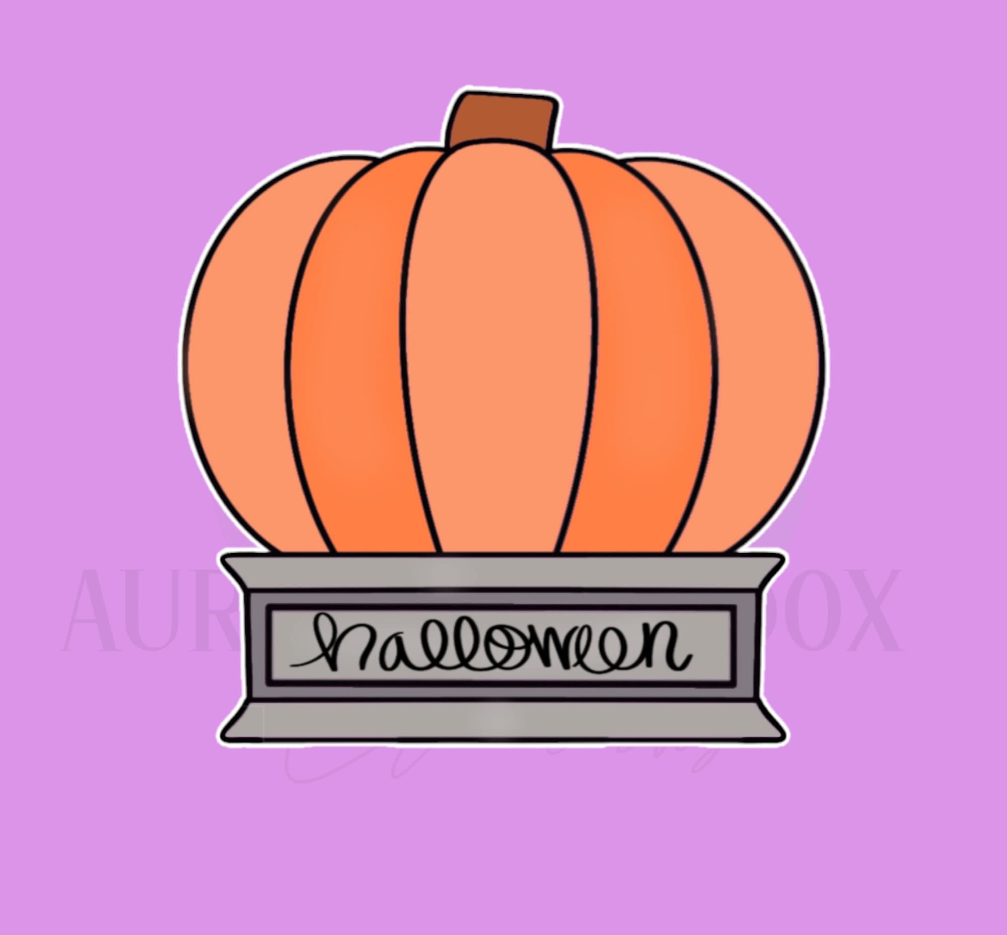 Pumpkin Stand Cookie Cutter