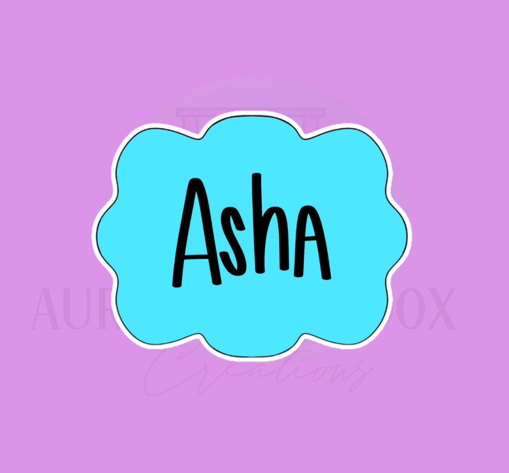 Asha Plaque | Cookie Cutter