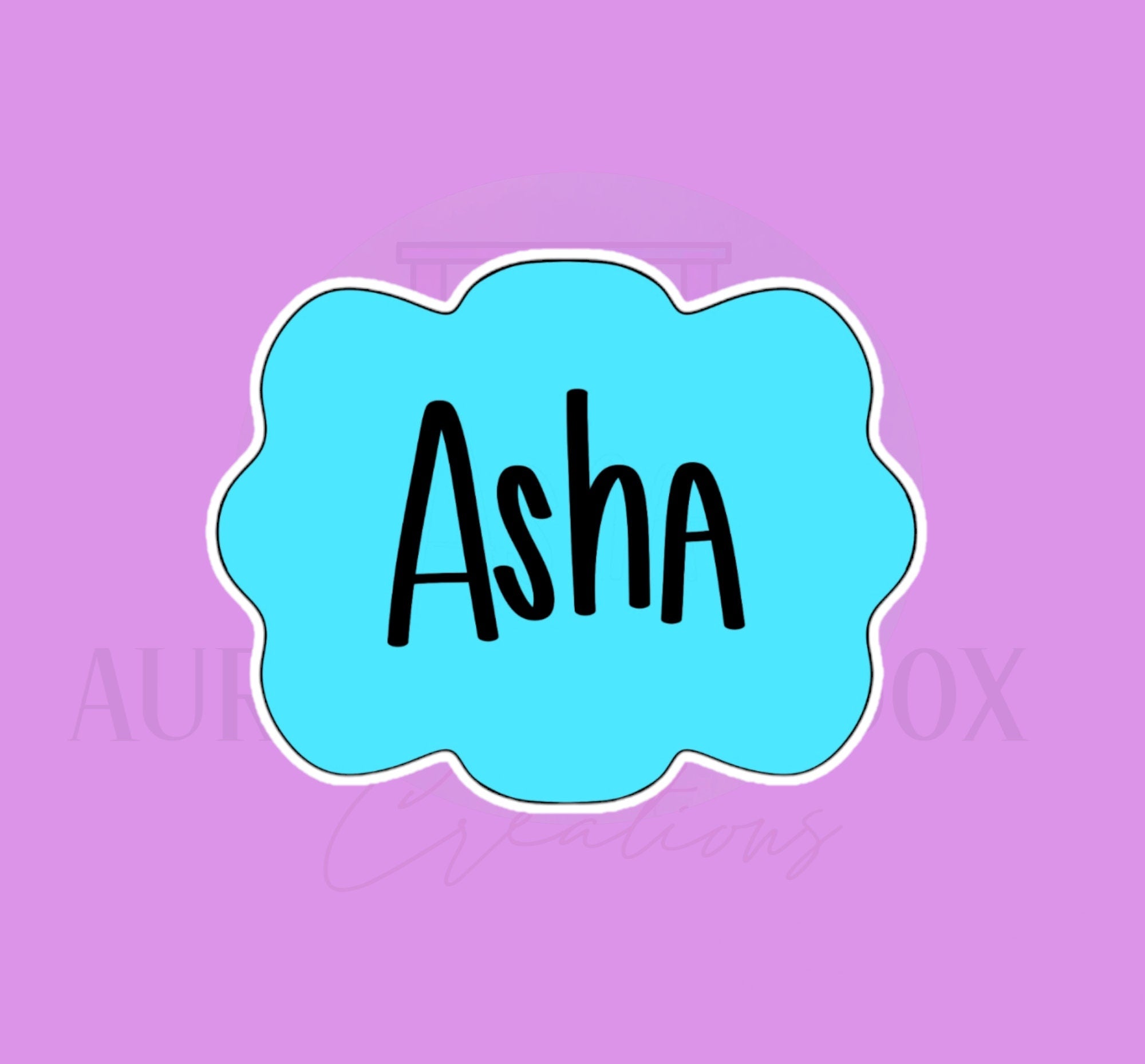 Asha Plaque | Cookie Cutter