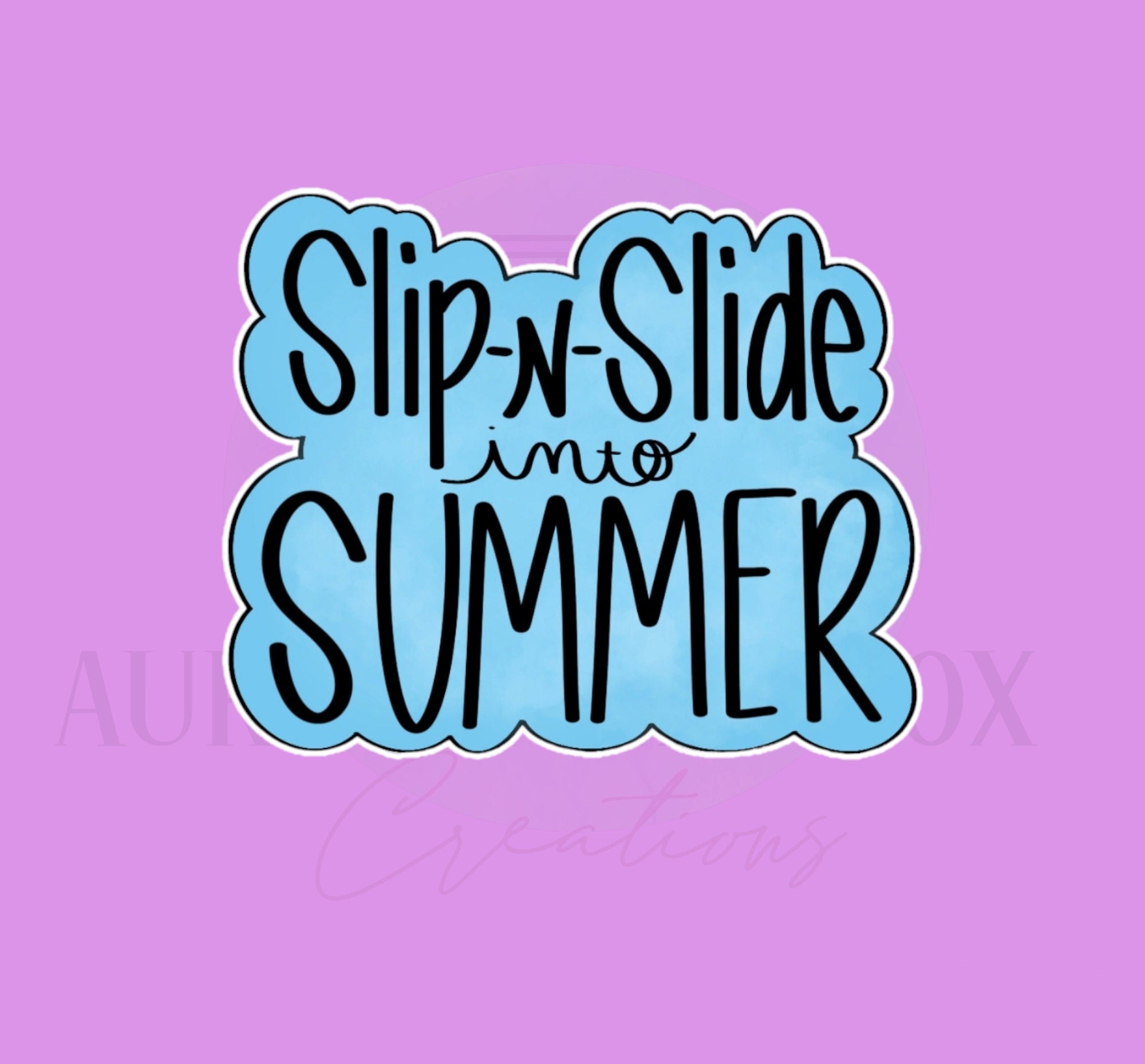 Slip Slide into Summer Cookie Cutter