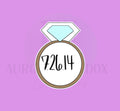 Diamond Ring Plaque Cookie Cutter