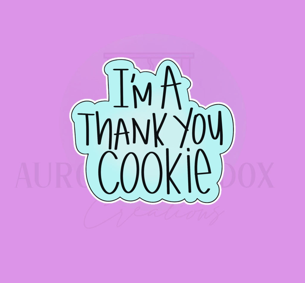 Thank You for your Order Cookie | Cookie Cutter
