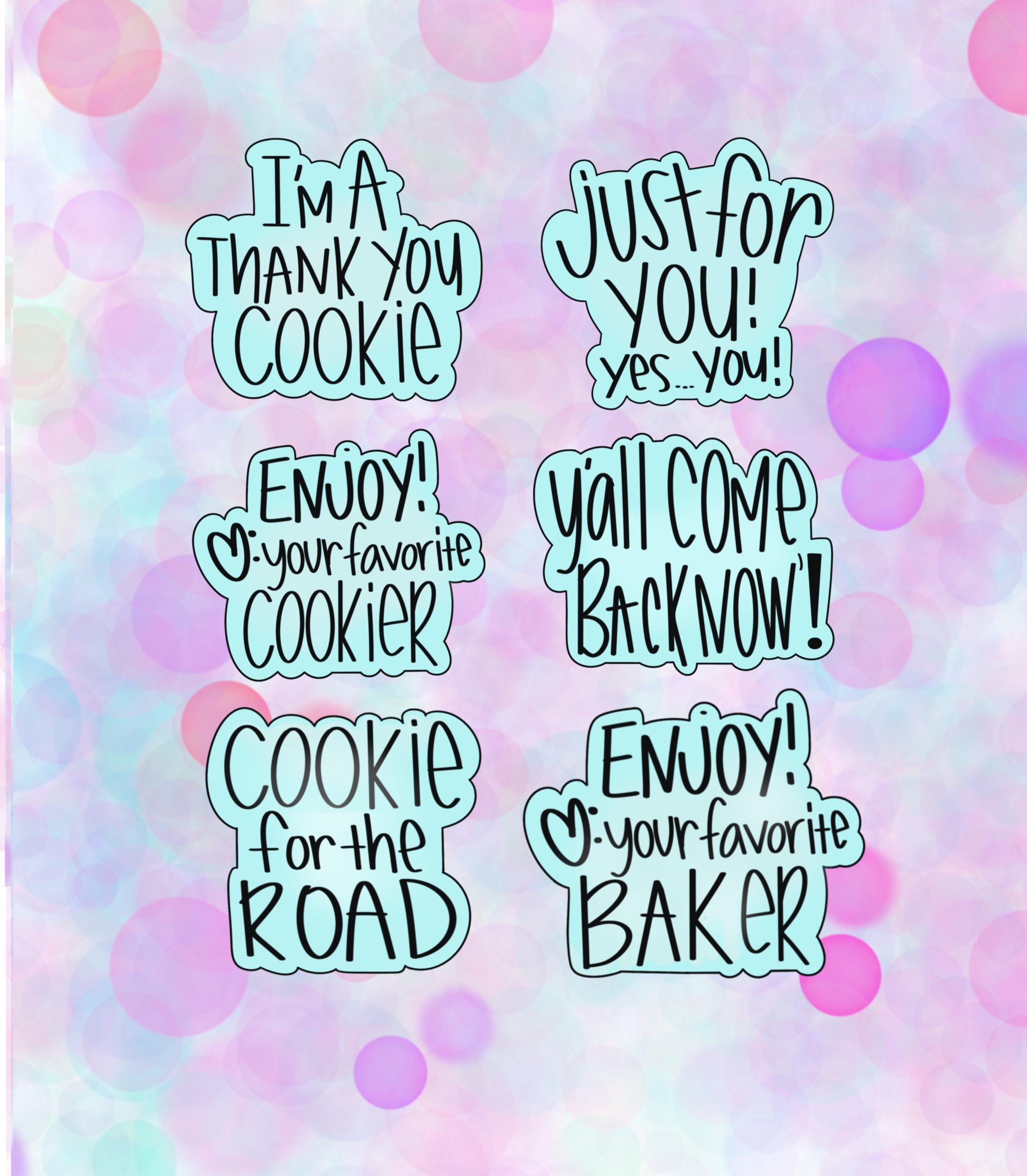 Thank You for your Order Cookie | Cookie Cutter