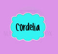 Cordelia Plaque | Cookie Cutter