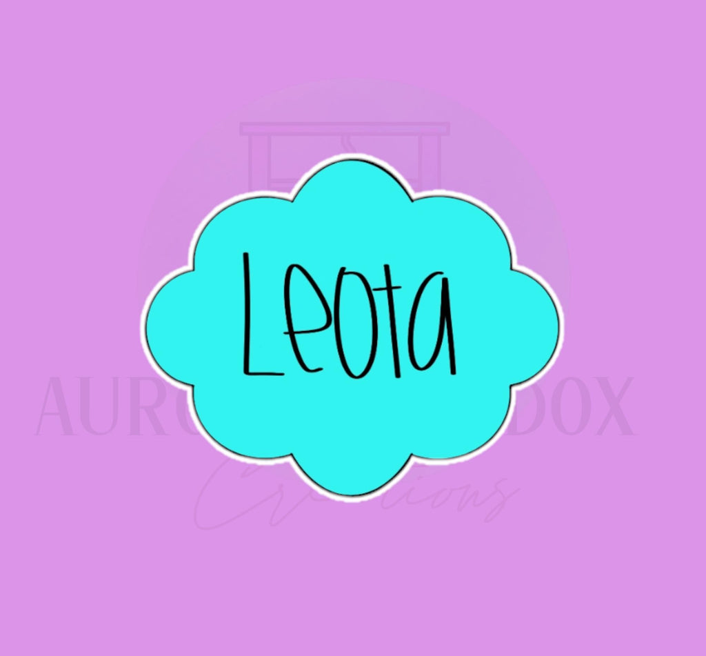 Leota Plaque | Cookie Cutter
