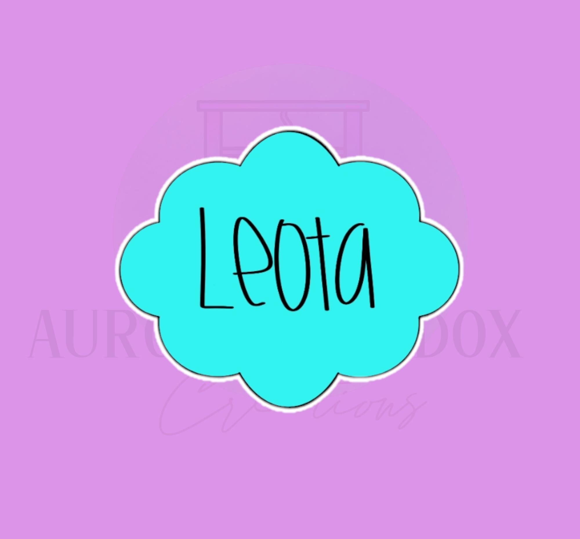 Leota Plaque | Cookie Cutter