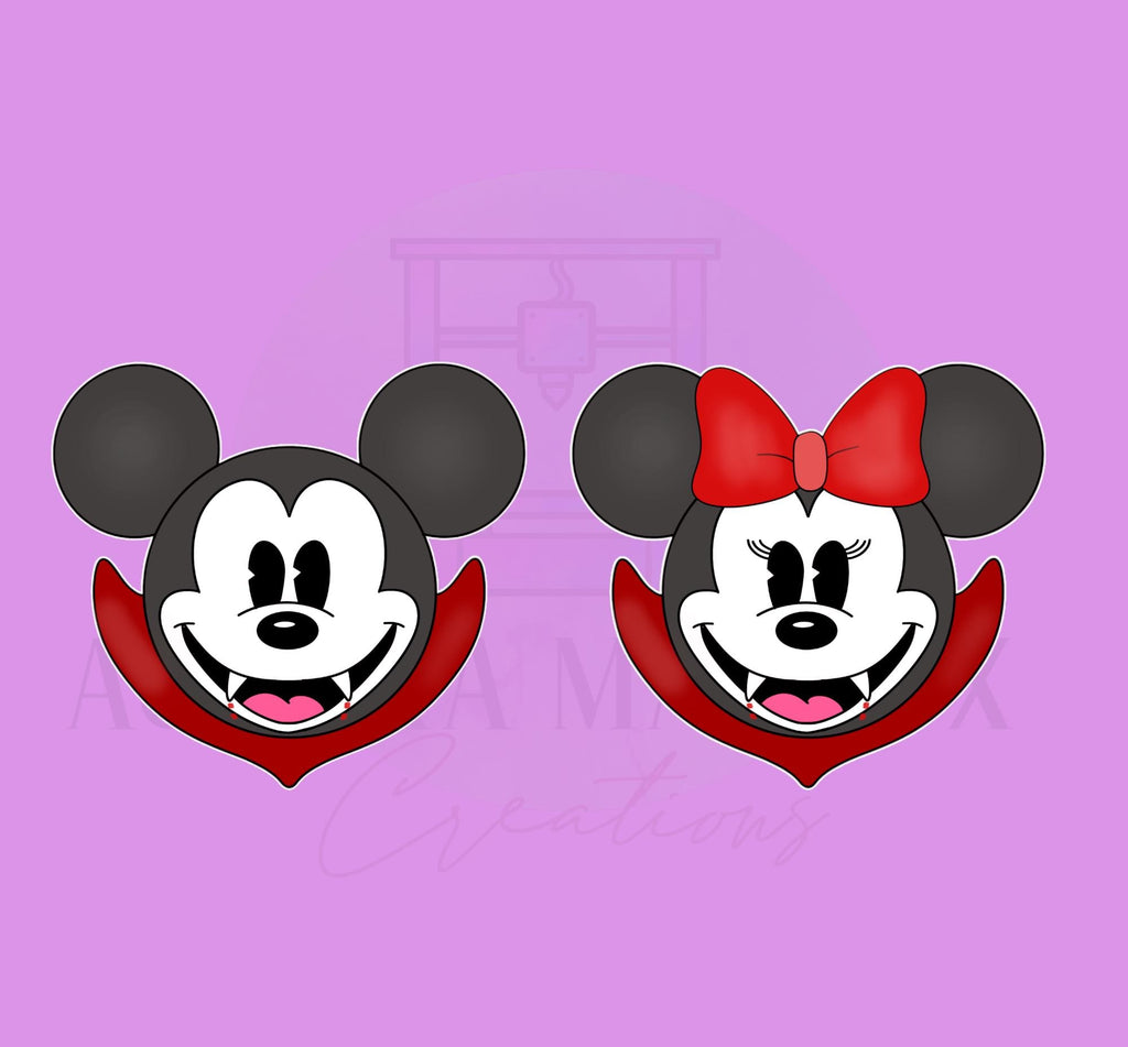Mouse Vampires | Cookie Cutter | 2 Piece